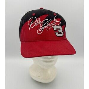 Vintage Dale Earnhardt Hat Snapback 90s Chase SharkTooth NASCAR Racing USA